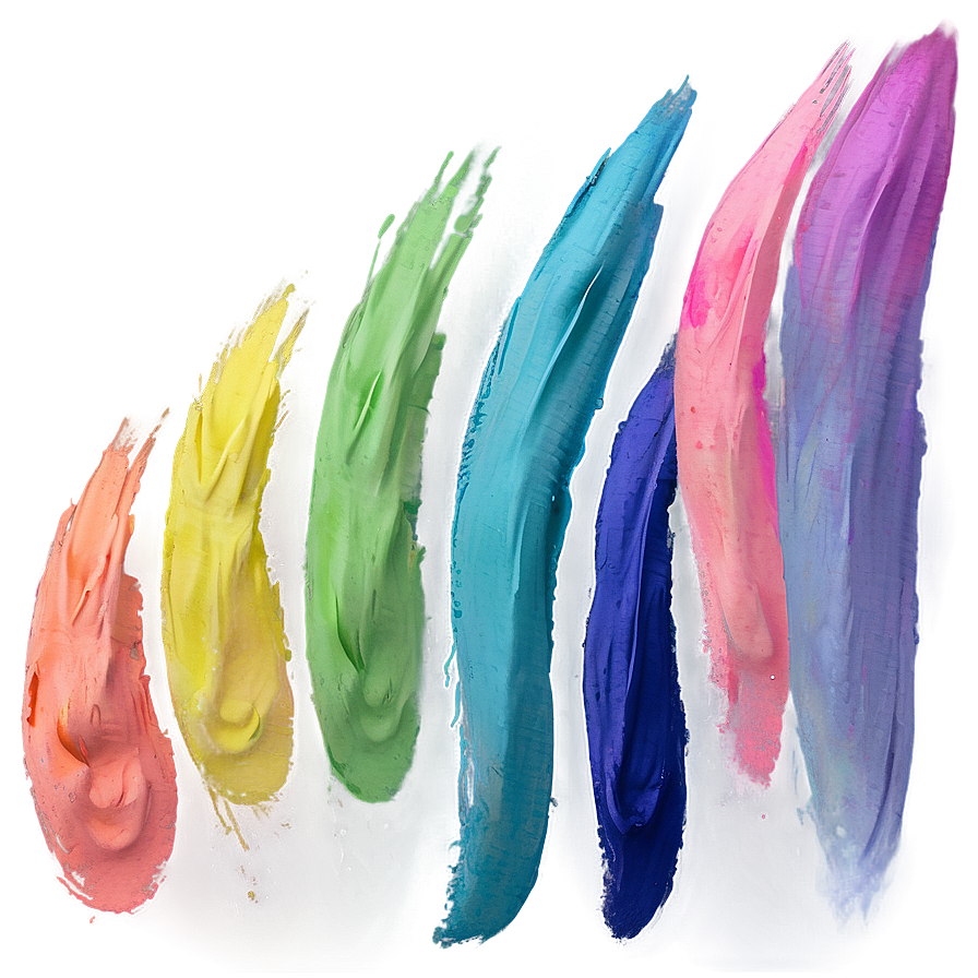 Soft Pastel Paint Stroke Png 14