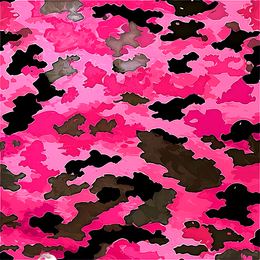 Soft Pink Camouflage Design Png Wbl