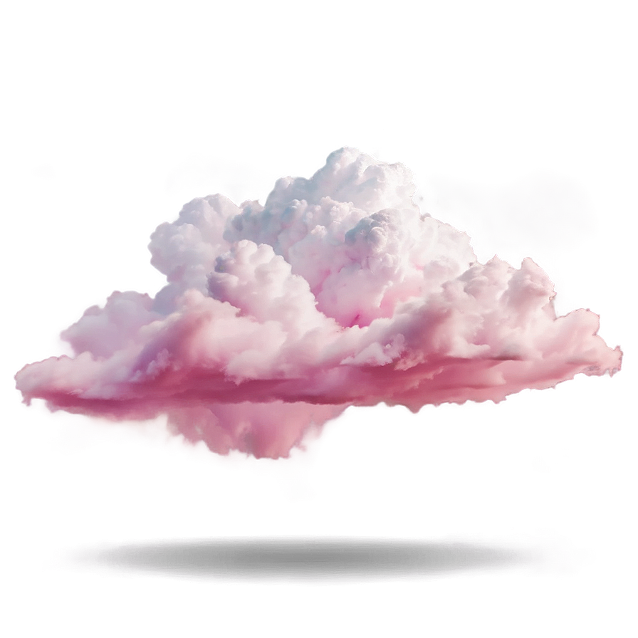 Soft Pink Cloud Formation Png 76