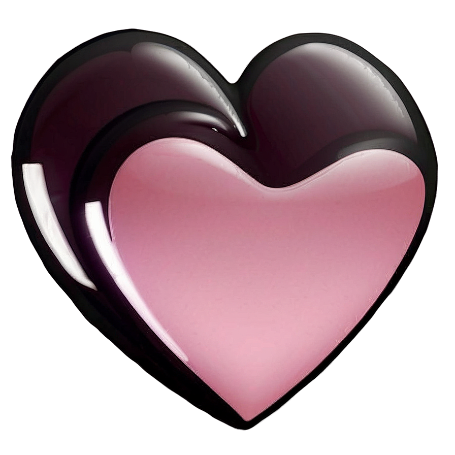 Soft Pink Heart Graphic PNG 05232024 PNG with transparent background