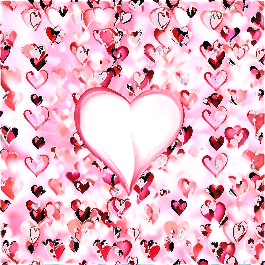 Soft Pink Hearts Wallpaper Png Rav