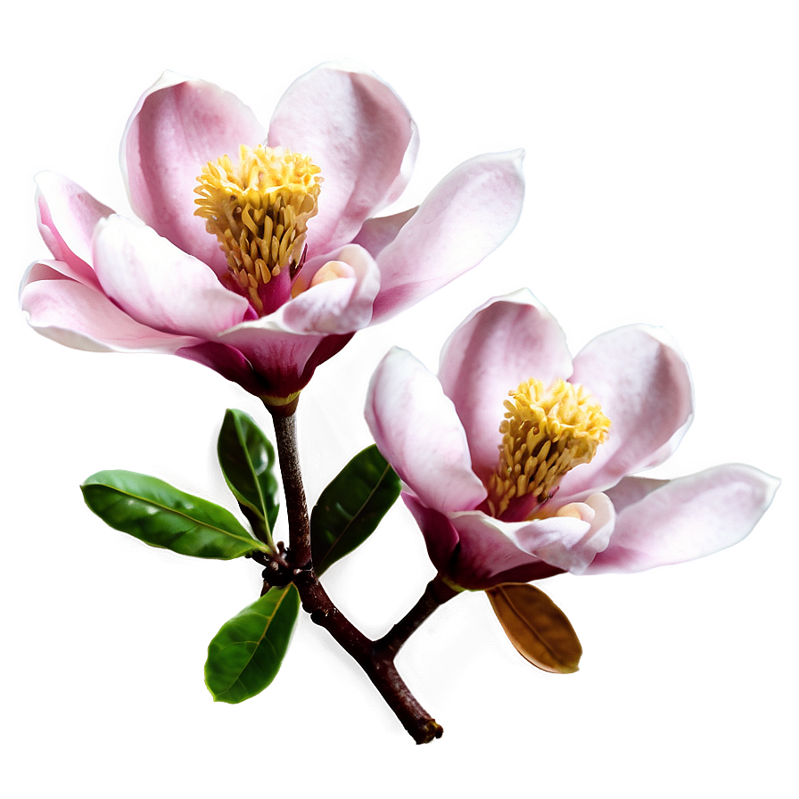 Soft Pink Magnolia Flower Png 27