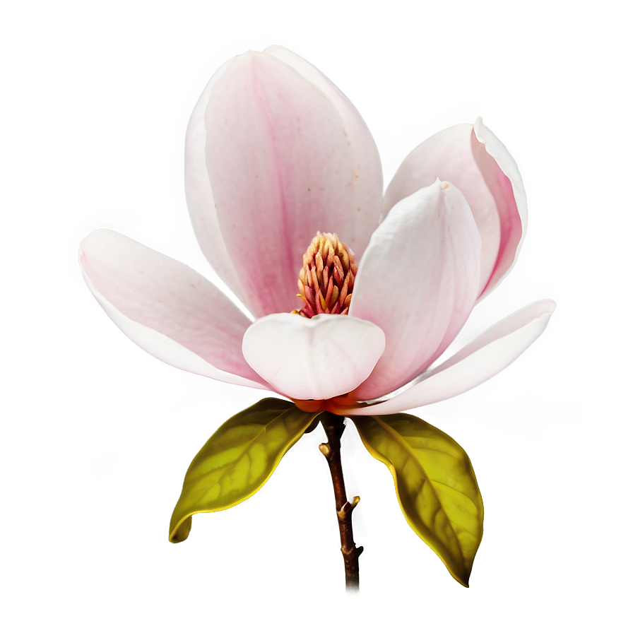 Soft Pink Magnolia Flower Png Iqx