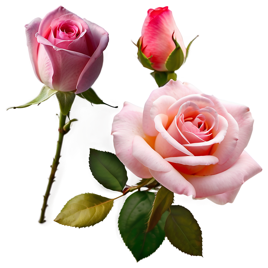 Soft Pink Rose PNG 15 PNG with transparent background