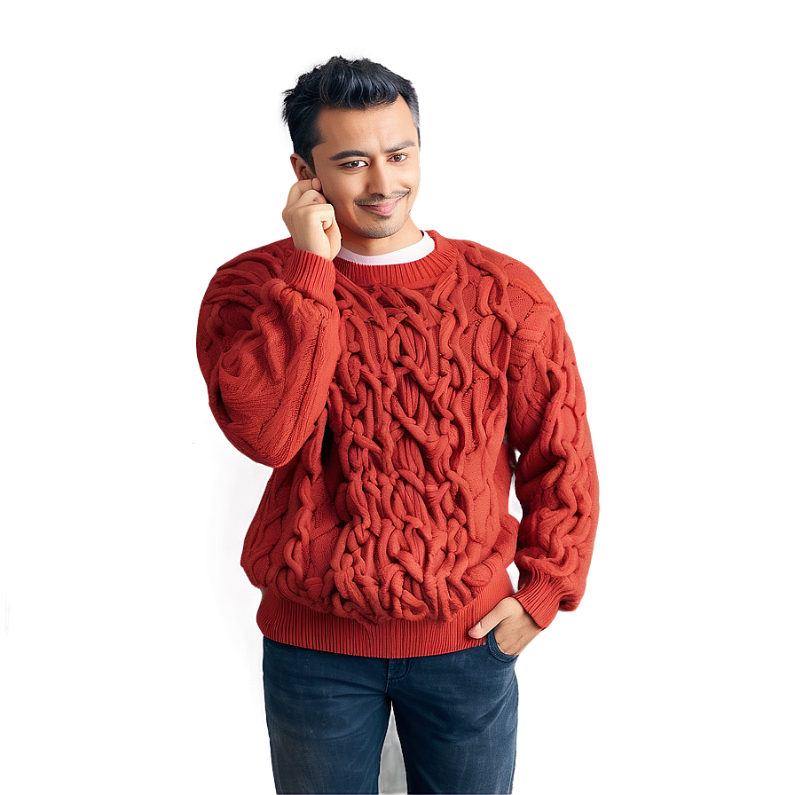 Soft Red Sweater Png Hdy