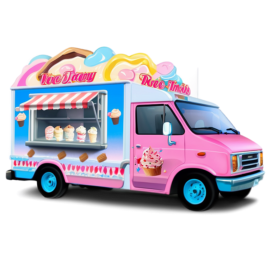 Soft Serve Ice Cream Truck Png 78