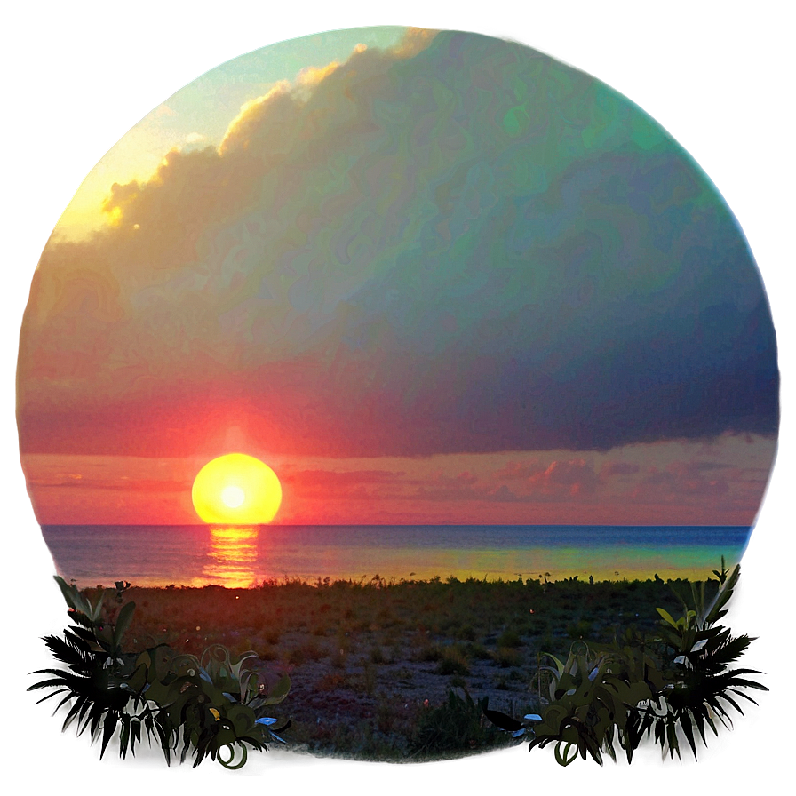 Soft Sunrise Horizon Png Ppk89