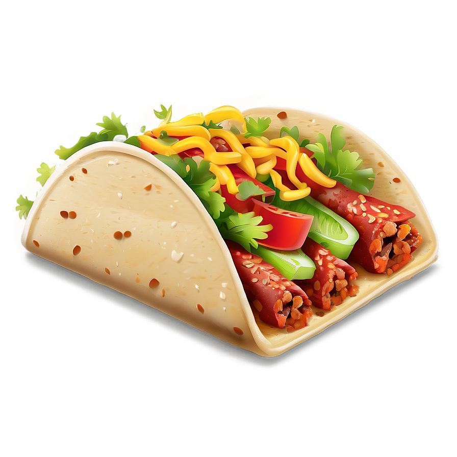 Soft Taco Clipart Png Bnx