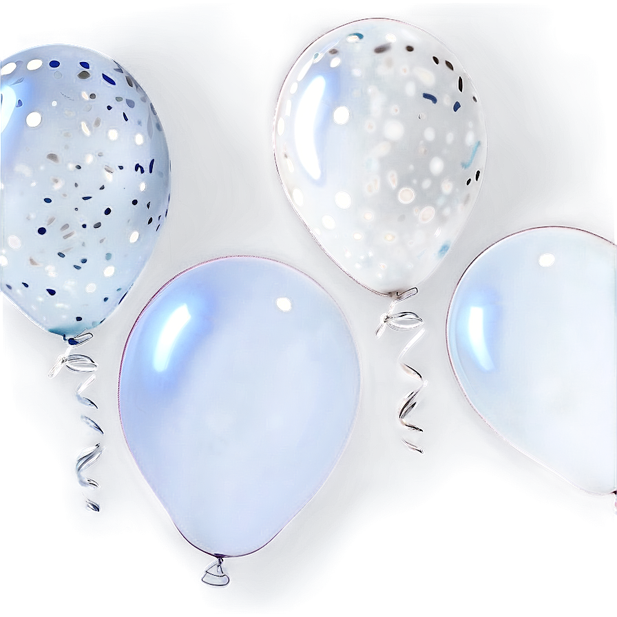 Soft White Balloons Png Dlj