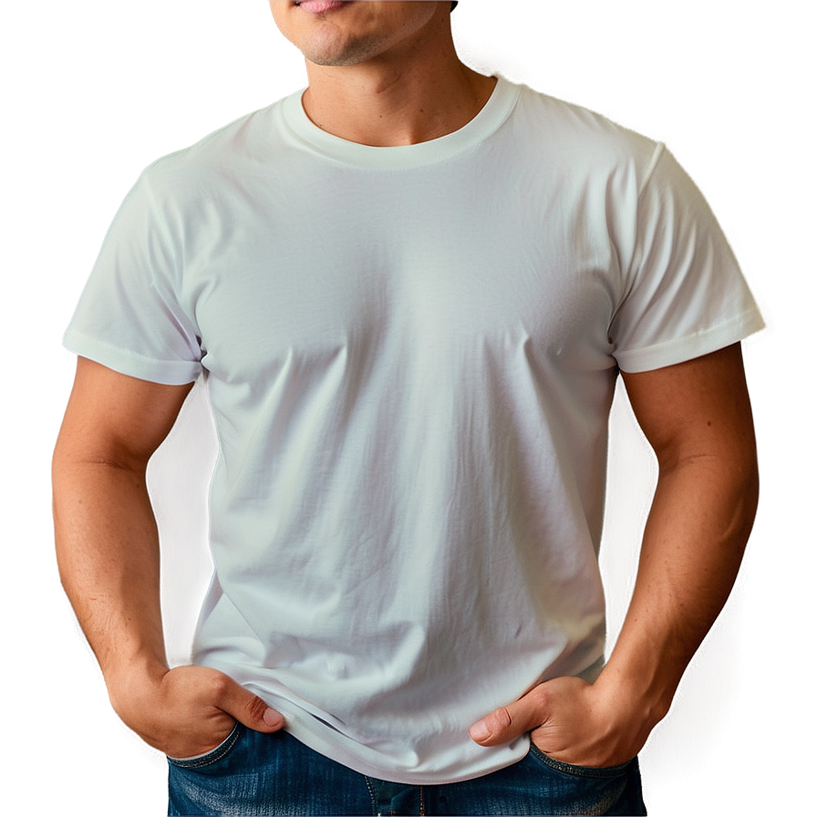 Soft White T-shirt Illustration Png 16