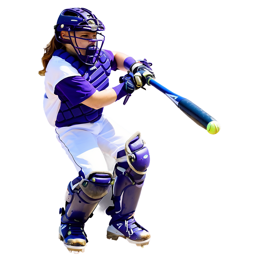 Softball Catcher Png 05042024