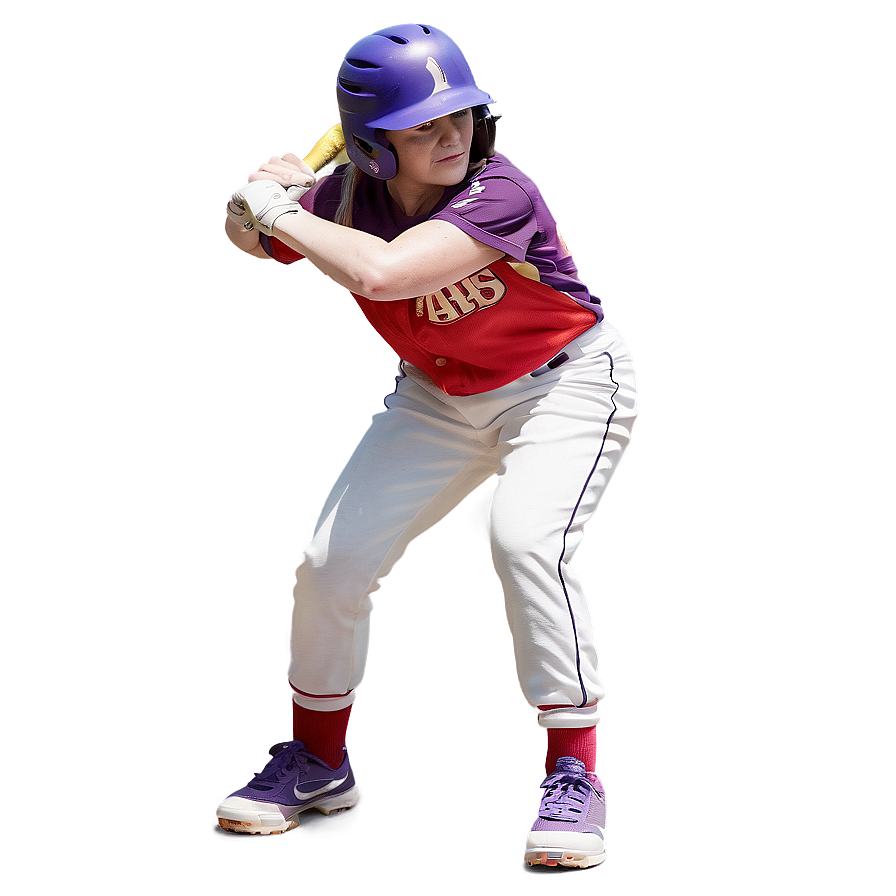 Softball Player Pose Png Dpf