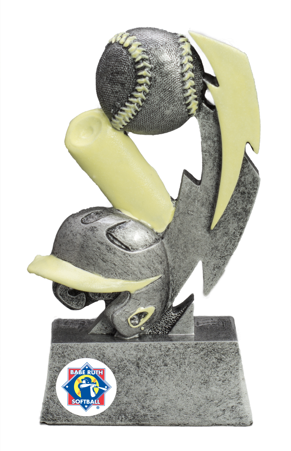 Softball Trophy Abstract Design