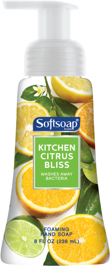 Transparent Foam Soap - Softsoap Citrus Foaming Soap, HD Png Download PNG image with a transparent background, free high-resolution download
