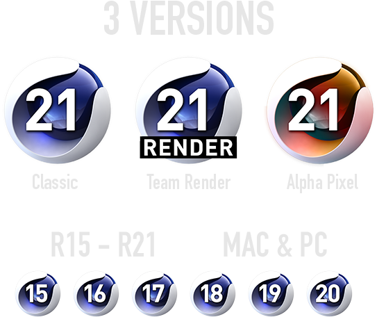 Software Version Icons Comparison