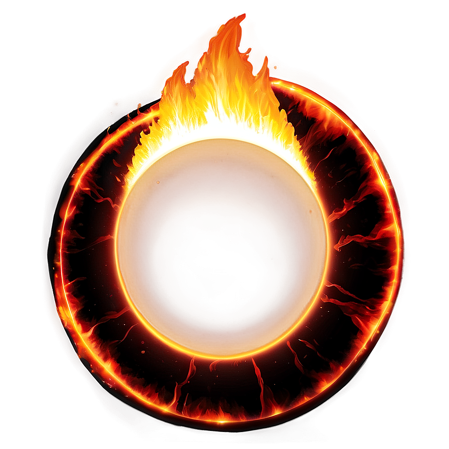 Solar Flame Circle Png Sag54