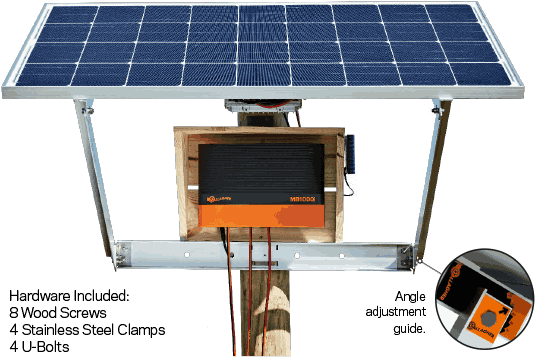 Solar Panel Installation Kitwith Adjustment Guide