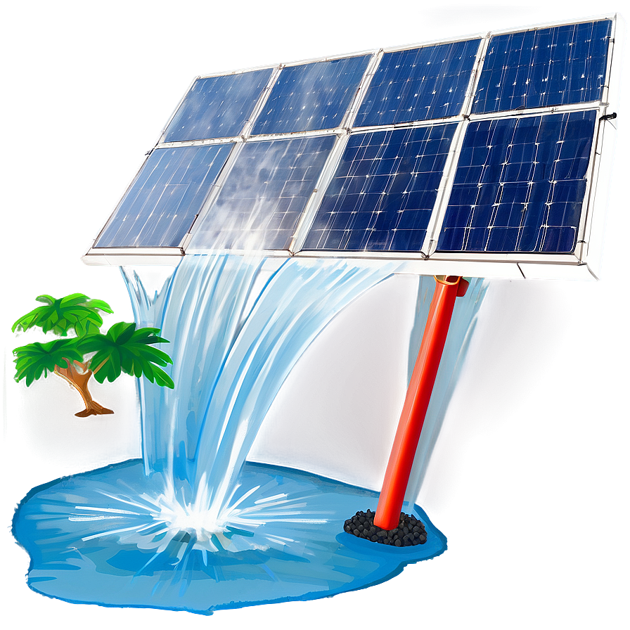 Solar Powered Water Pumps PNG bpx32 PNG with transparent background