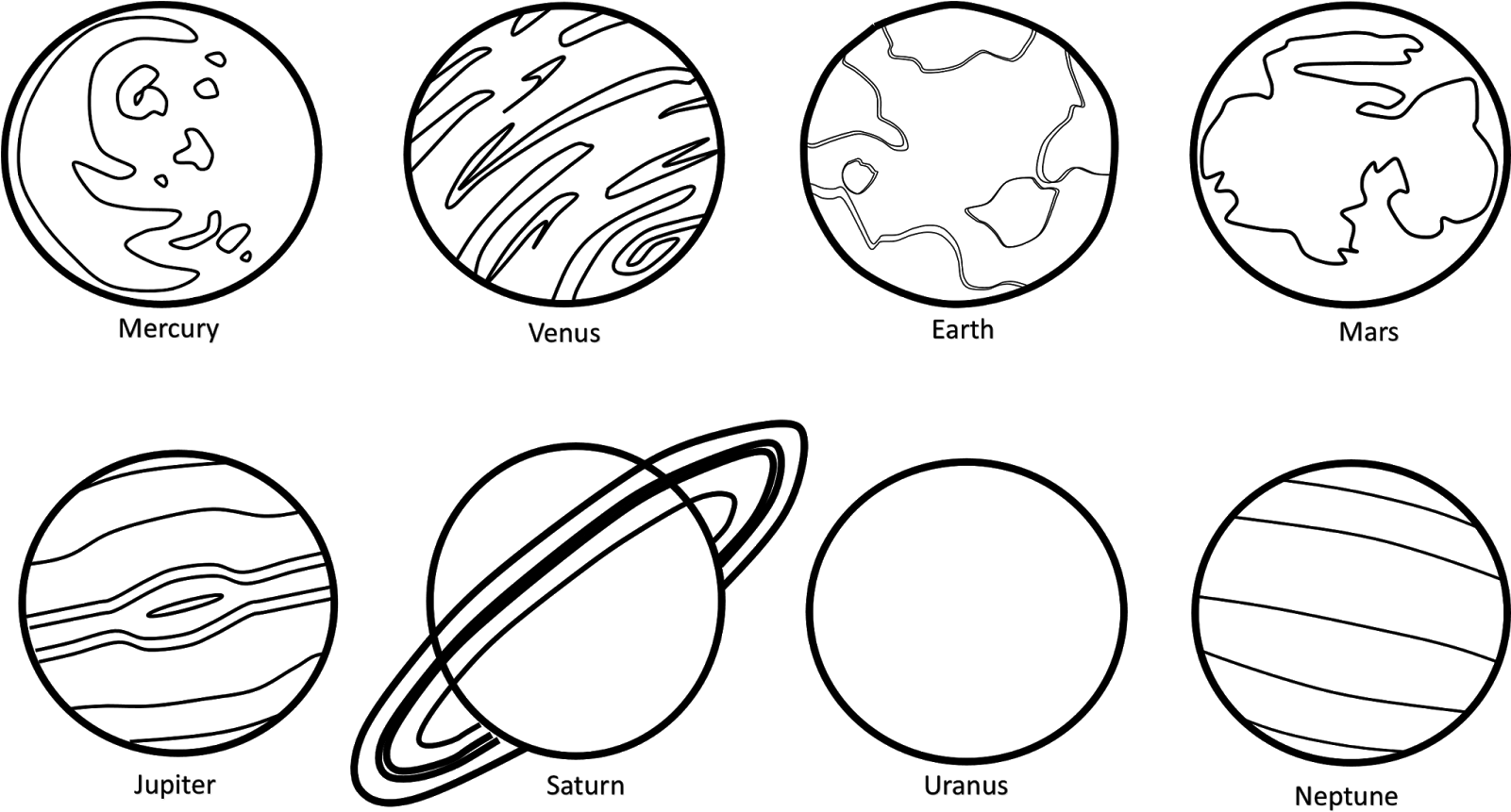 Collection Of Planet - Mercury Planet Black And White, HD Png Download PNG with transparent background