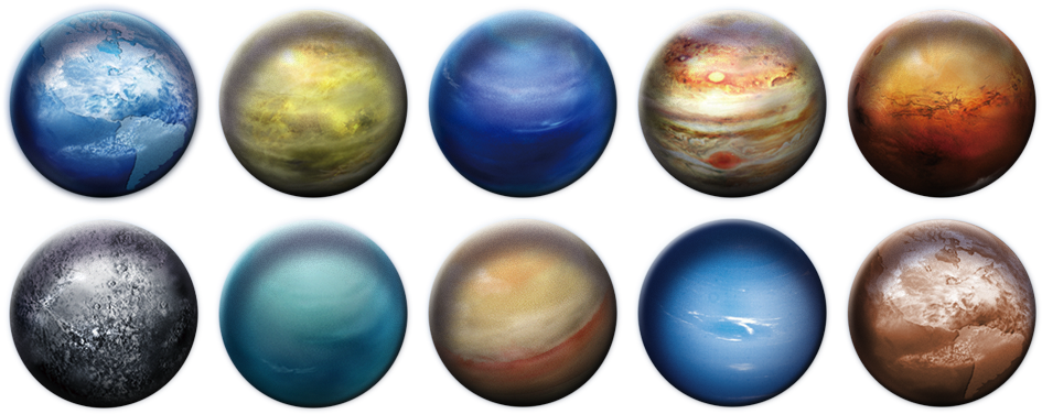 Solar_ System_ Planets_ Rendered 945x376 PNG image with a transparent background, free high-resolution download