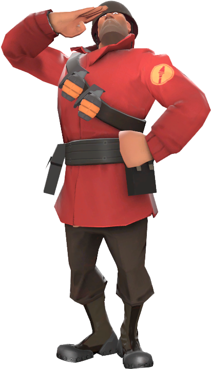 Soldier Marketing Pose 2 - Tf2 Soldier Png, Transparent Png PNG with transparent background
