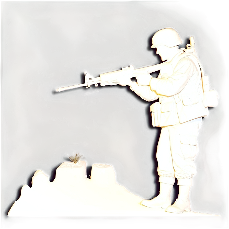 Soldier Silhouette Memorial Png 89