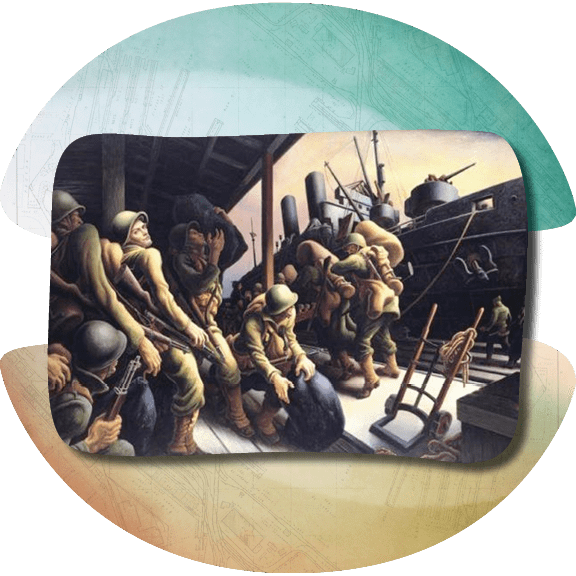 Thomas Hart Benton War, HD Png Download PNG with transparent background