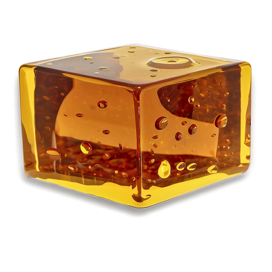 Solid Amber Block Png Skq