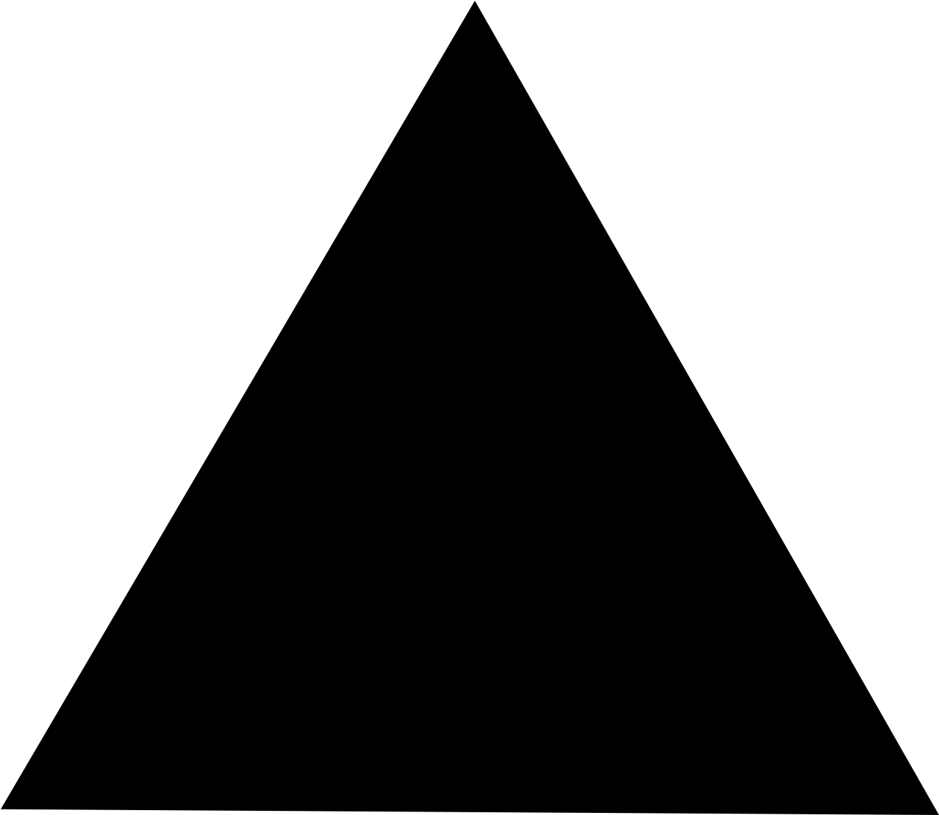 Black Triangle Png - Black Triangle No Background PNG image with a transparent background, free high-resolution download