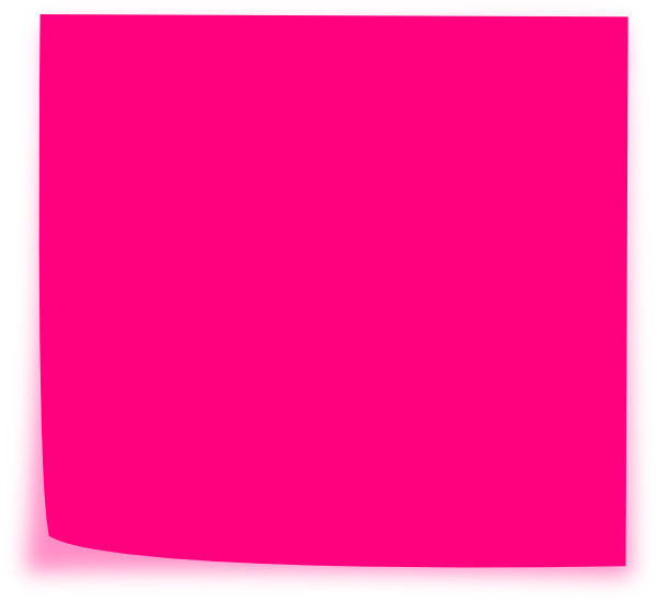 Solid Color Post It Background PNG with transparent background