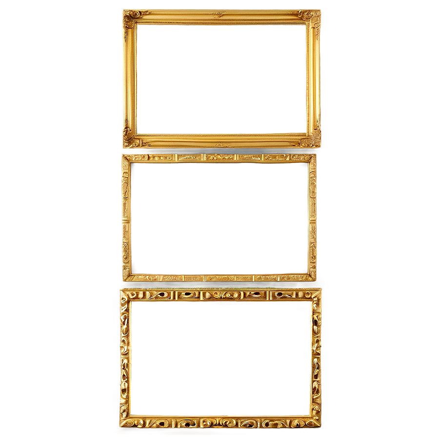 Solid Gold Frame Png Lnu91