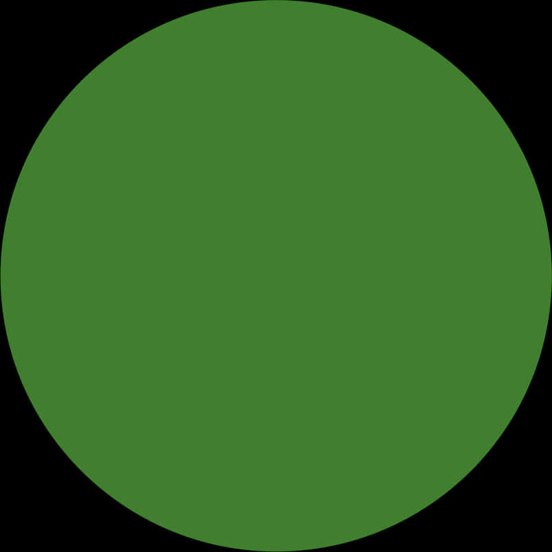 Solid Green Circle Graphic PNG image with a transparent background, free high-resolution download