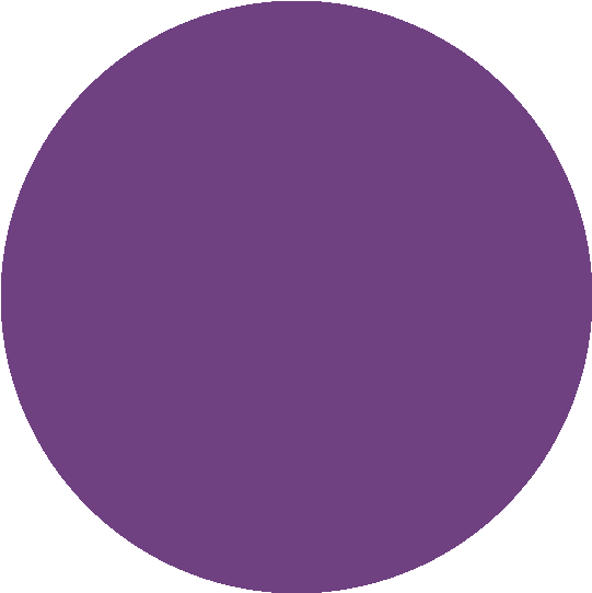 Solid Purple Circleon Teal Background