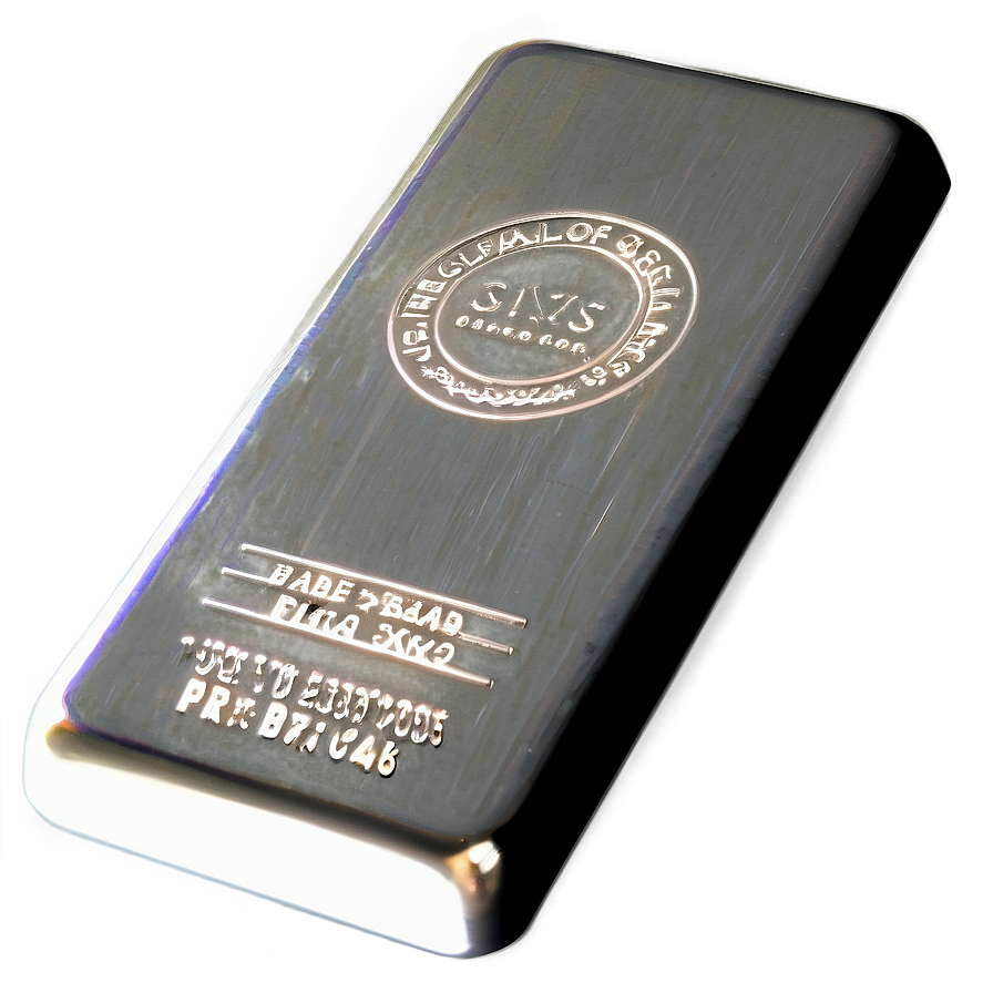 Solid Silver Bar PNG cmh PNG with transparent background