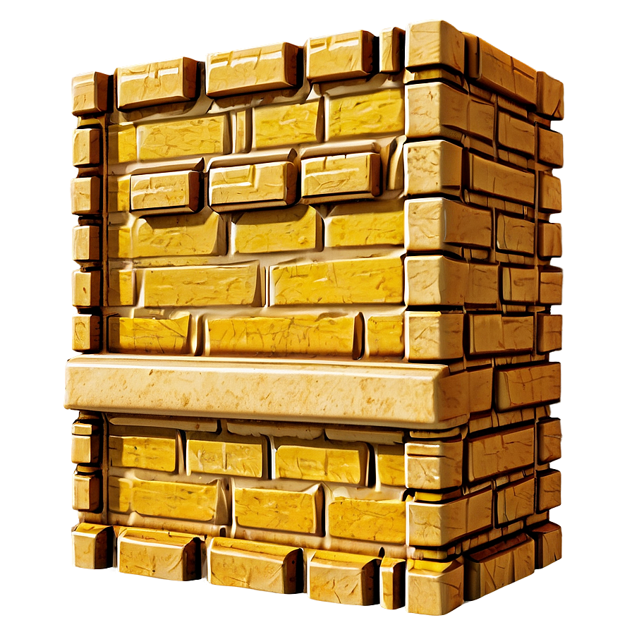 Solid Yellow Brick Wall Png Apv