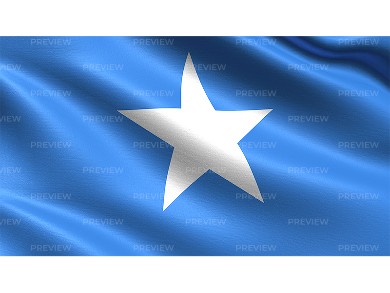 Somalia Flag Waving