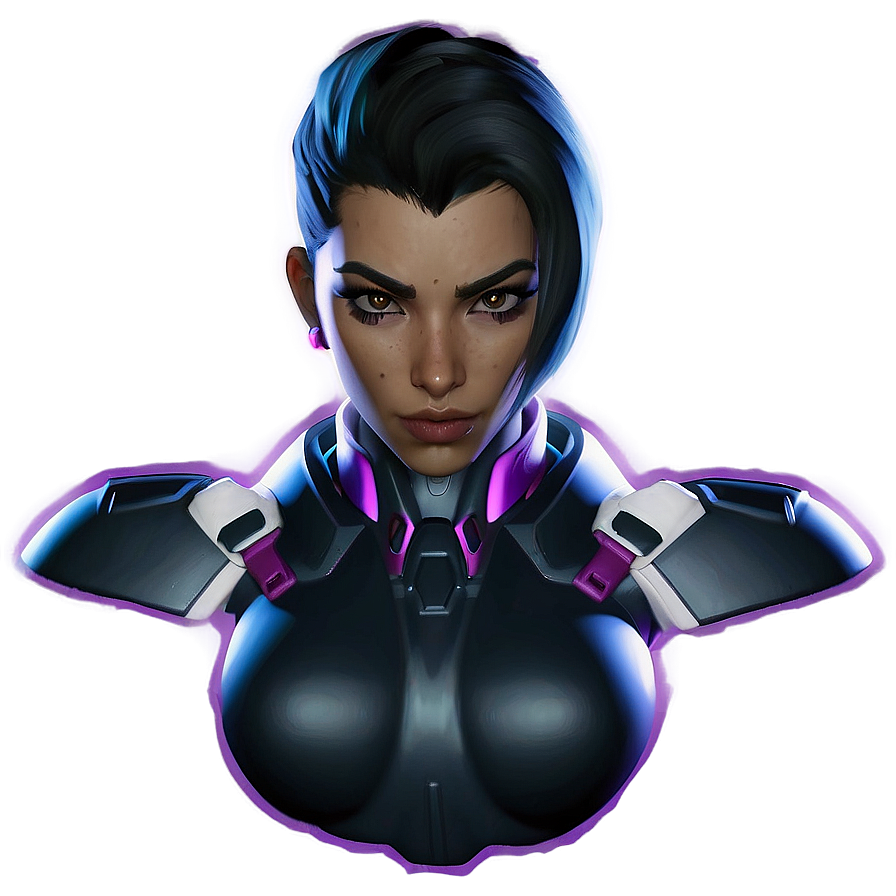 Sombra Overwatch Character Png 73