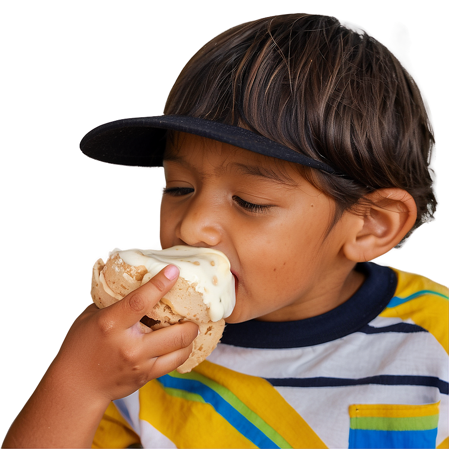 Son Eating Ice Cream Png 75