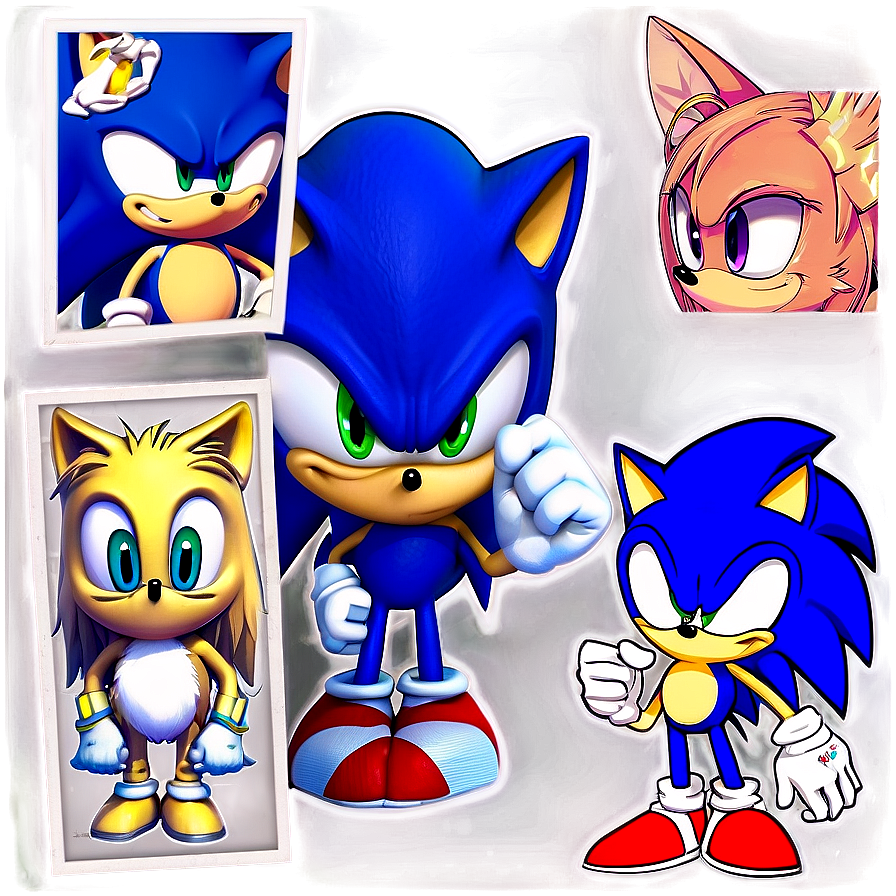 Sonic And Friends Group Png Ddk68