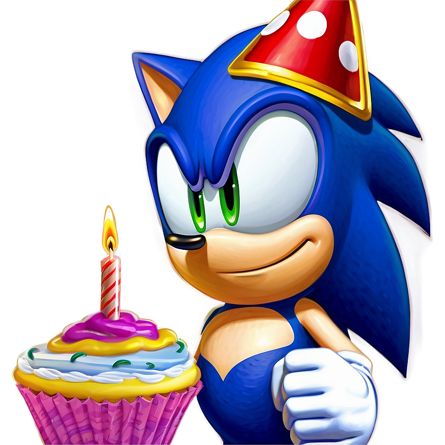 Sonic Birthday Celebration PNG jnt PNG with transparent background