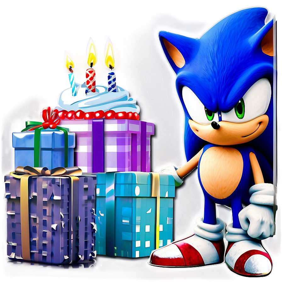 Sonic Birthday Wishes Card Png 87