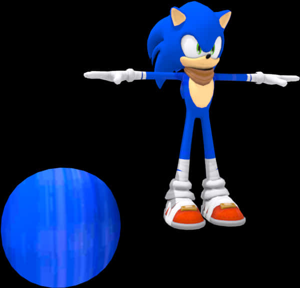 Sonic_ Character_ Pose_with_ Blue_ Orb