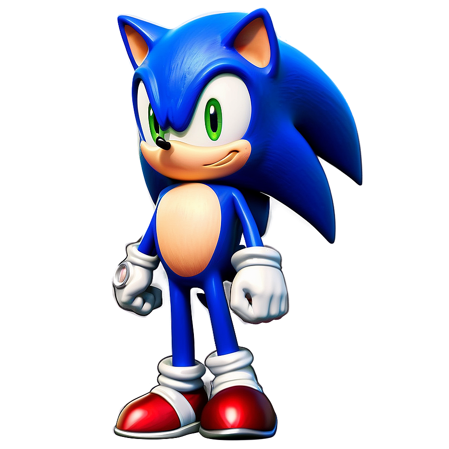 Sonic Chibi Style PNG mxb PNG with transparent background