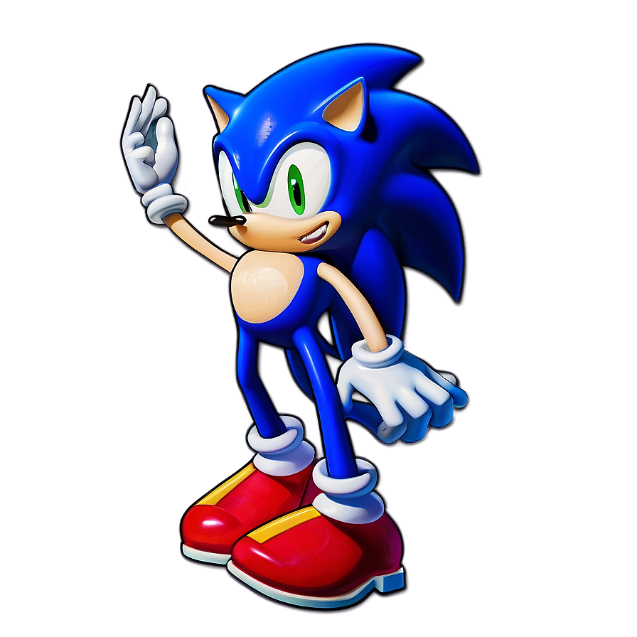 Sonic Guitar Playing Png 04292024