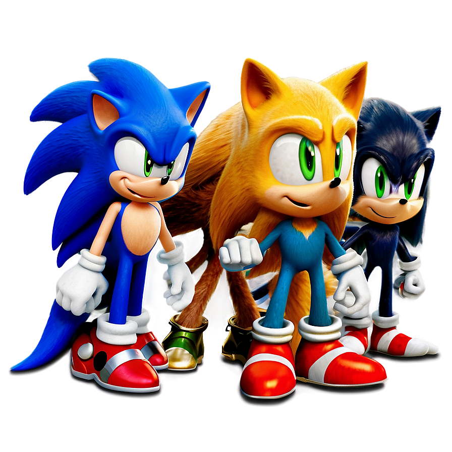 Sonic Movie Characters Png Lfq