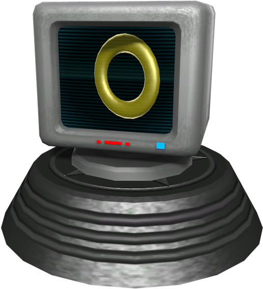 Sonic Ring Monitor3 D Model