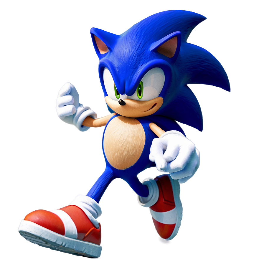 Sonic Running Speed PNG 04292024 PNG with transparent background
