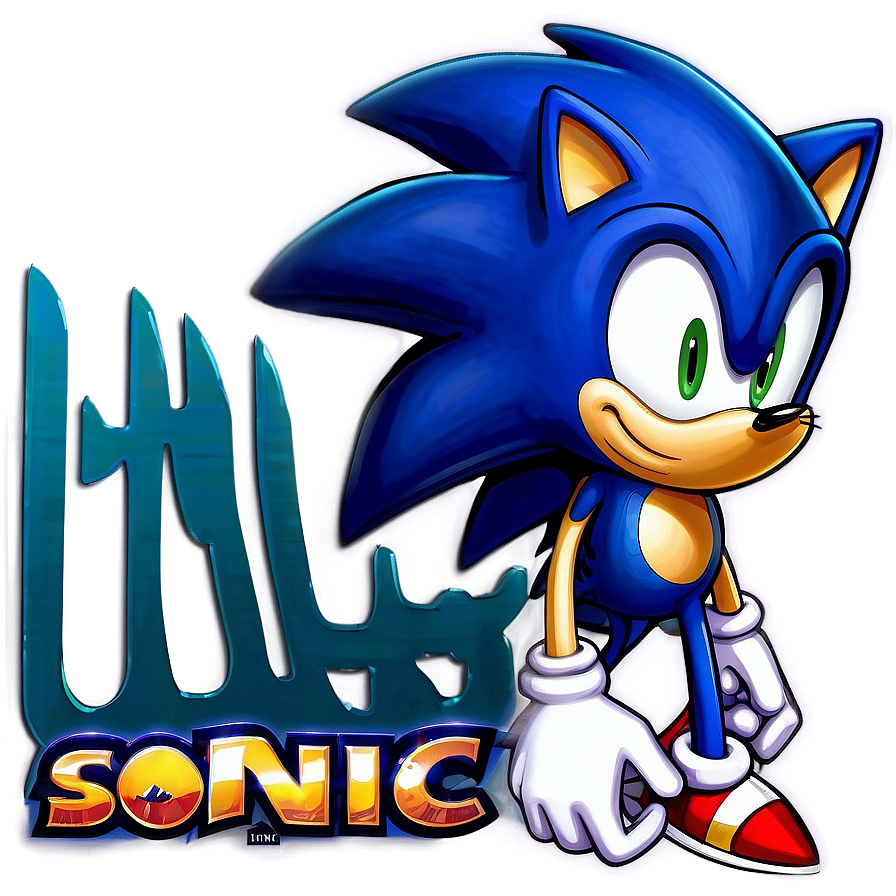 Sonic The Hedgehog Logo Png 86