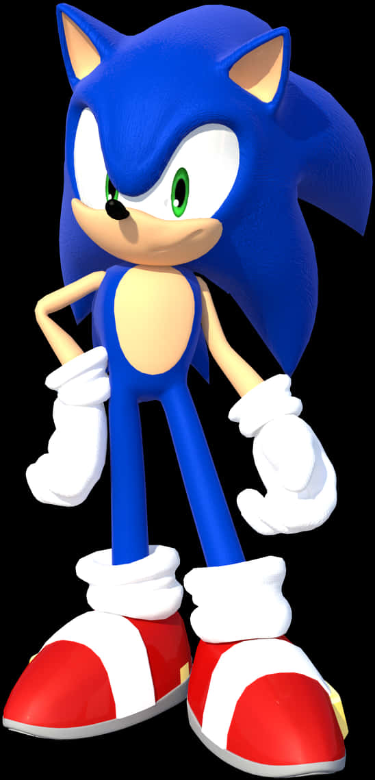 Sonic The Hedgehog Standing Pose