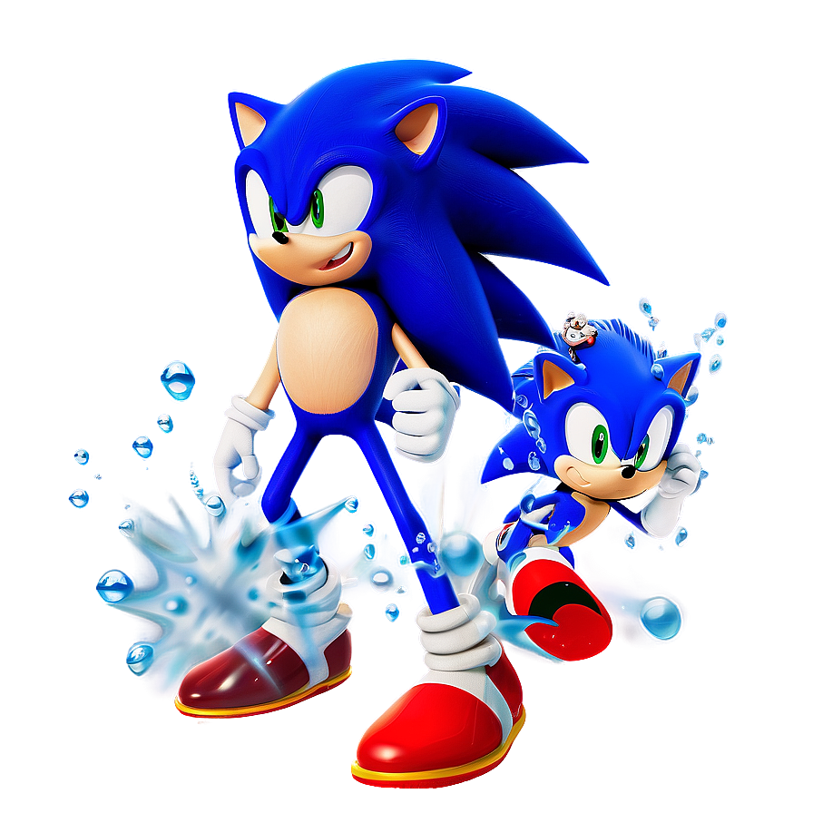 Sonic The Hedgehog Water Run Png Dly